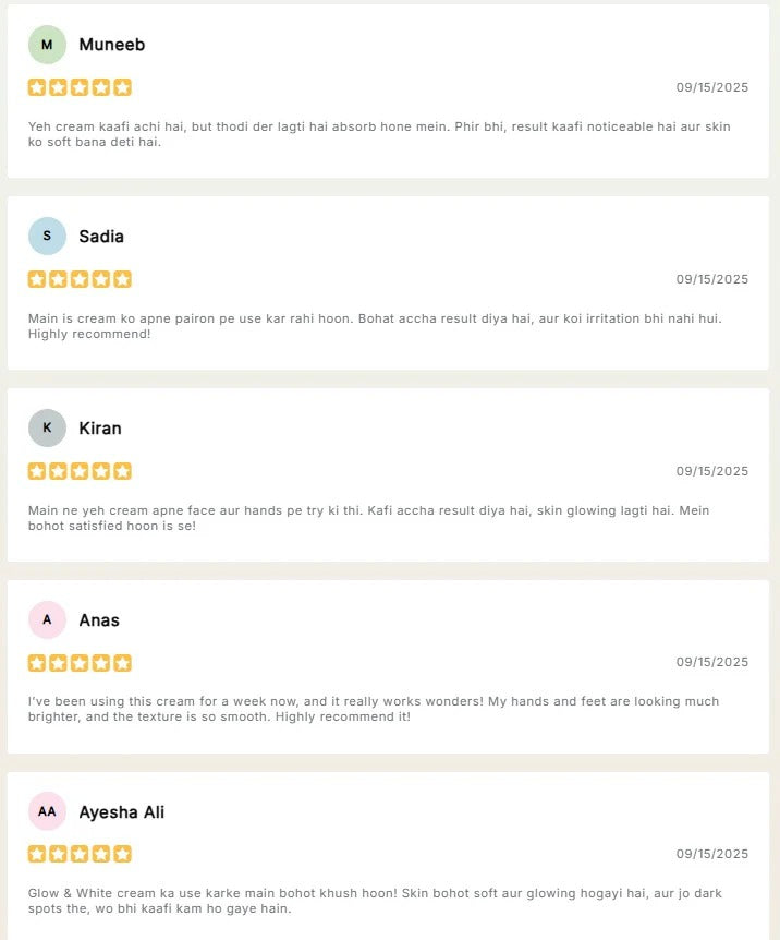 GLOW & WHITE KOREAN WHITENING GOLD CREAM (0.5 KG)