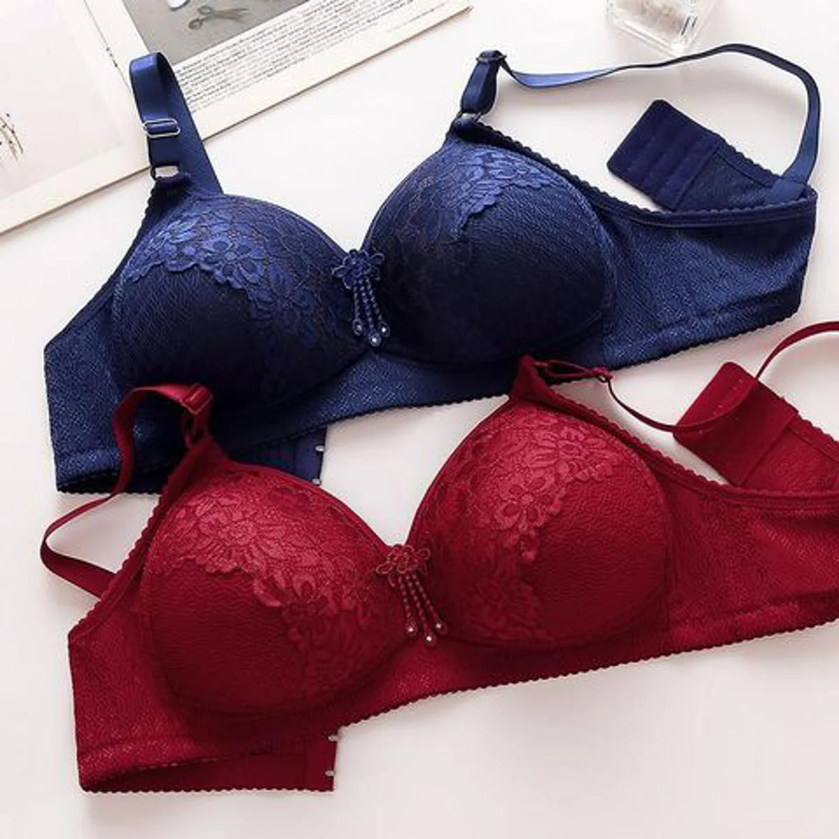 Push-Up And Padded Comfortable Bra Set!
